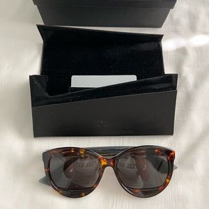 Christian Dior Tortoise Round Sunglasses (NEW)